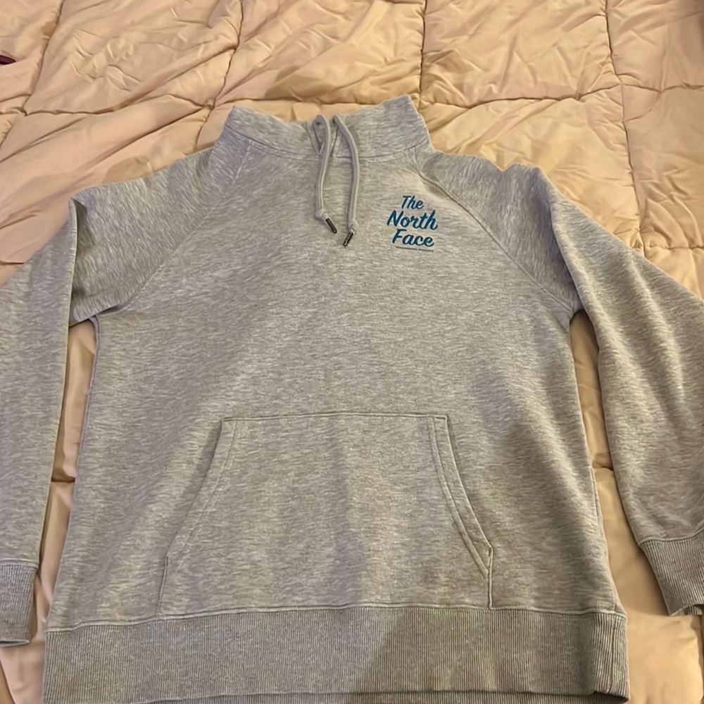 Grey North Face sweatshirt. Size medium